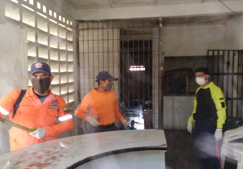 Miranda: Realizan jornada de desinfección en calabozos de la Policía Municipal de Urdaneta en Nueva Cúa Miranda: Realizan jornada de desinfección en calabozos de la Policía Municipal de Urdaneta en Nueva Cúa