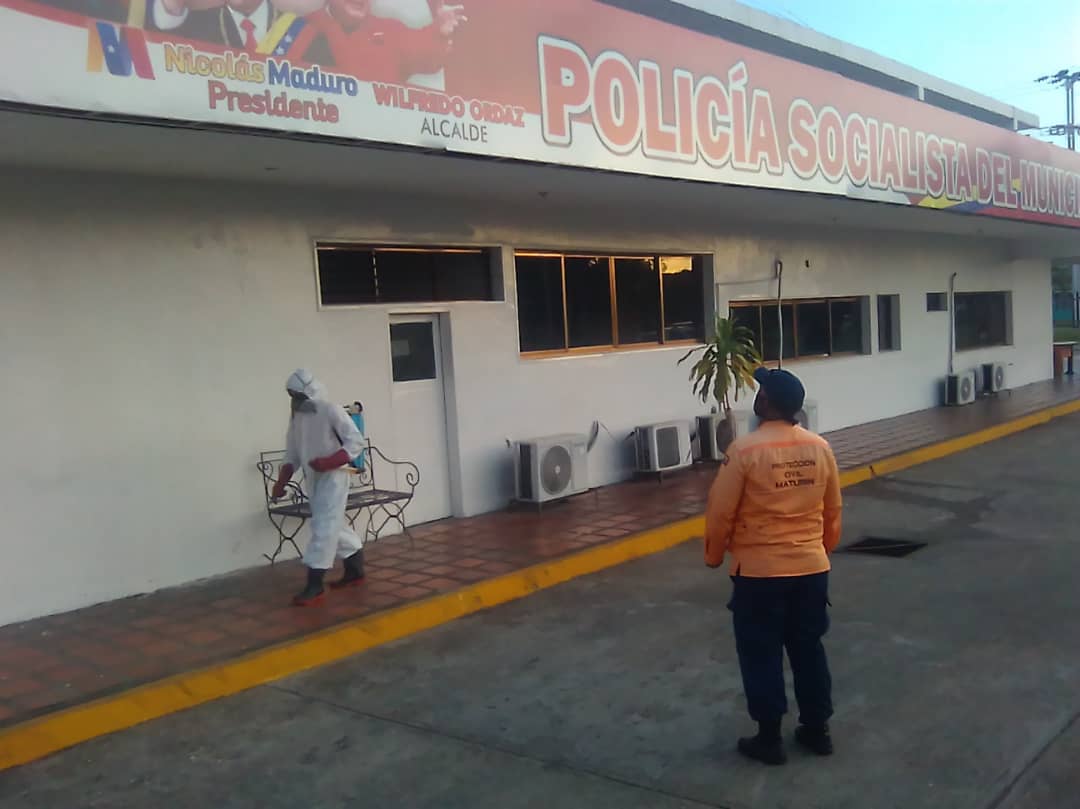 Policía municipal de Maturín asegura que desinfectó calabozos
