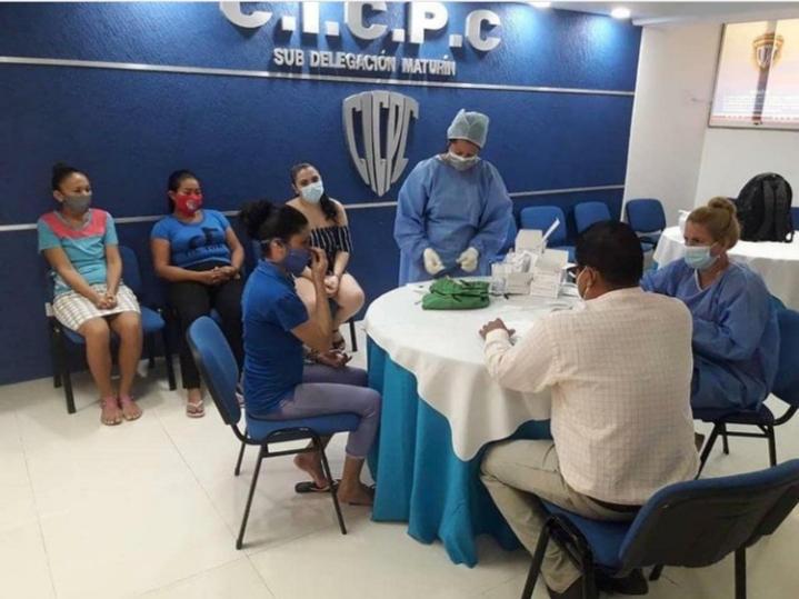 Aplican despistaje de coronavirus a presos del Cicpc Monagas